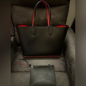 Christian Louboutin Cabata Calfskin Leather Tote Bag